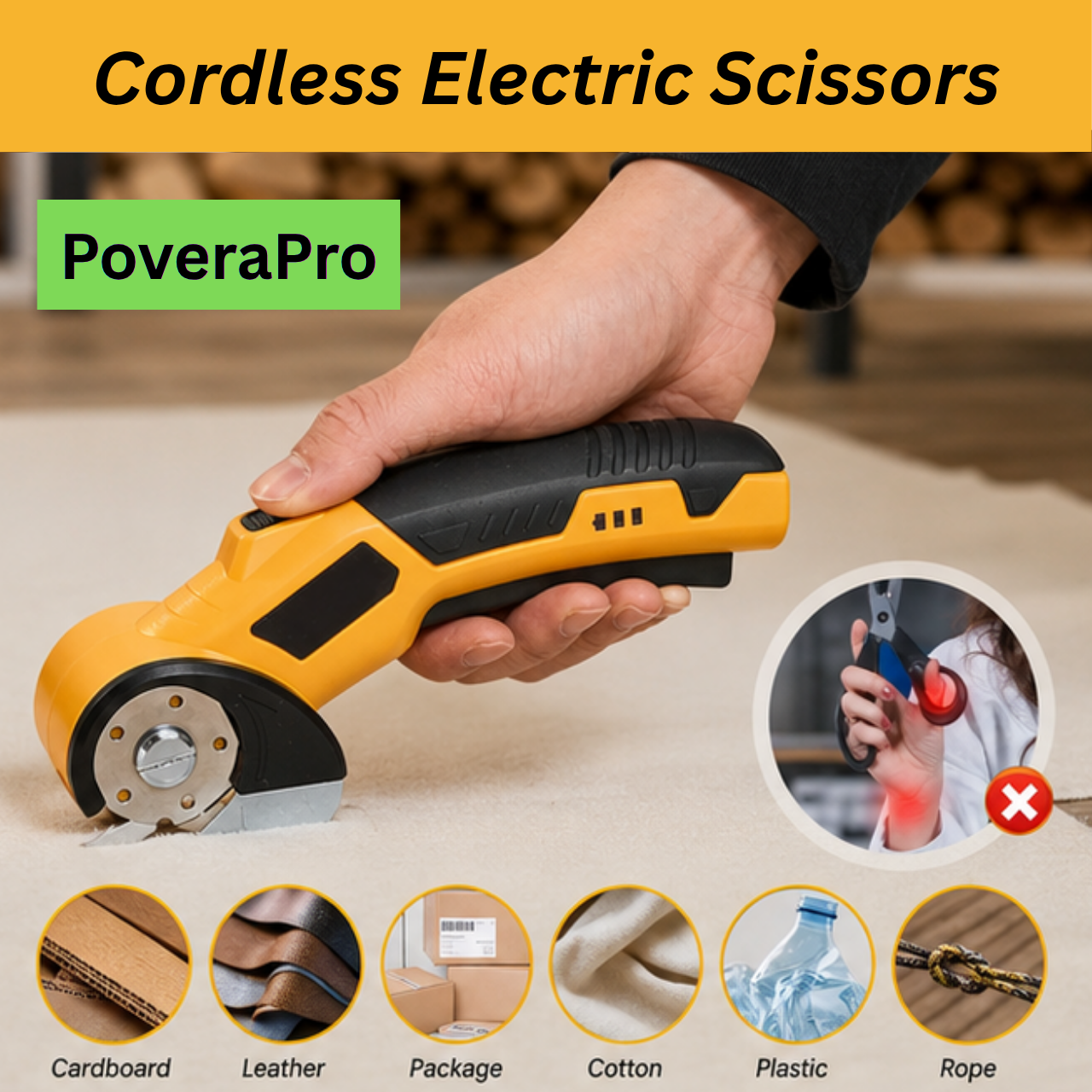 Cordless Electric Scissors - PoveraPro™